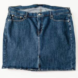 Levi's 20W Blue Denim Mini Skirt